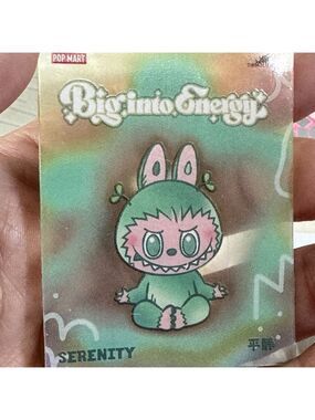 Pop Mart Labubu Big Into Energy Phone Charm – "Serenity" NIB
